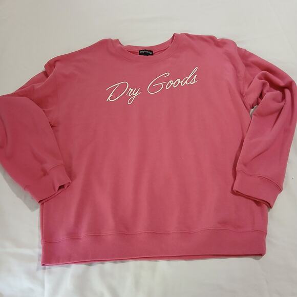 Originality Dry Goods Women's Medium Rose Pink Sweatshirt Cotton/Poly Blend - Picture 1 of 9